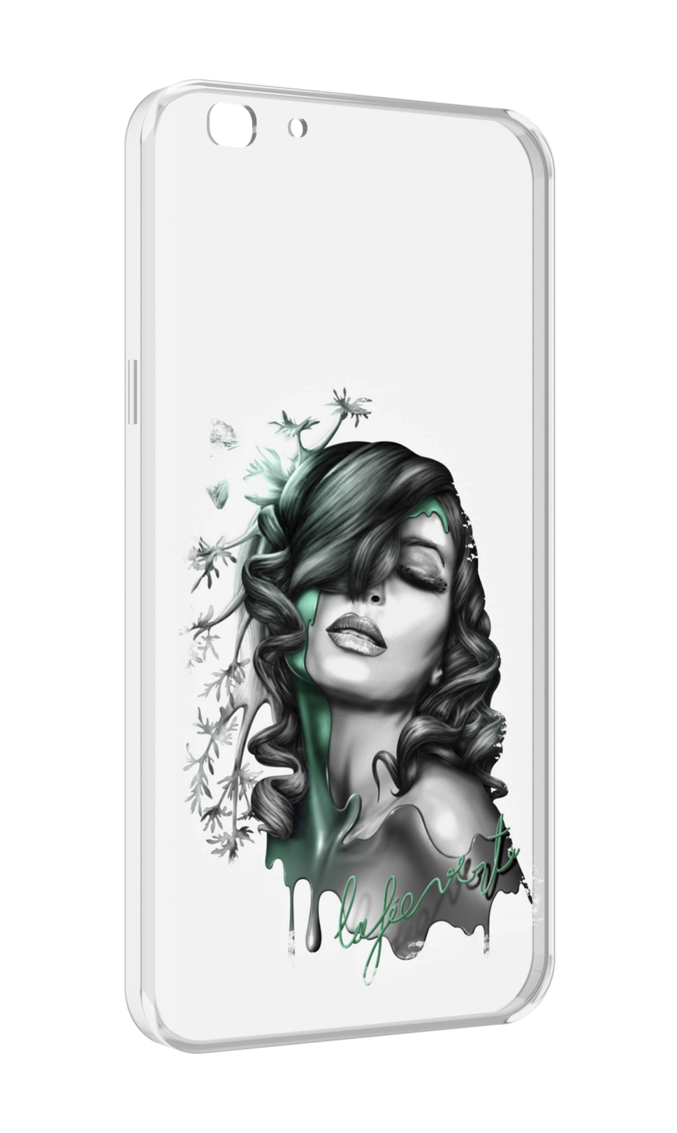 

Чехол MyPads Девушка 2 для Oppo A77/F3 (2017 год), Прозрачный, Tocco