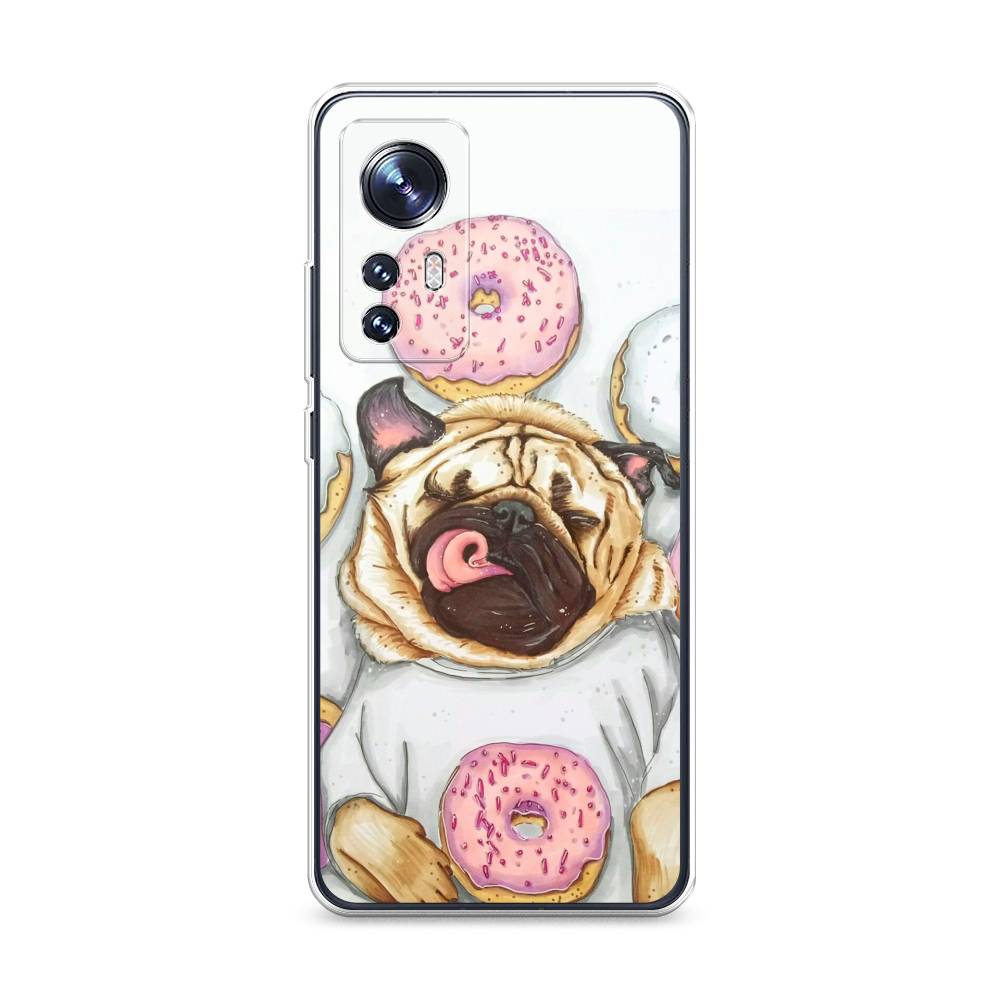 фото Чехол на xiaomi 12"счастливый мопс" case place
