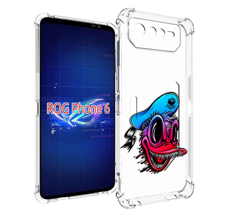 

Чехол MyPads Дональд для Asus ROG Phone 6, Прозрачный, Tocco