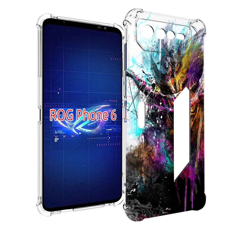 

Чехол MyPads яркий дьявол для Asus ROG Phone 6, Прозрачный, Tocco