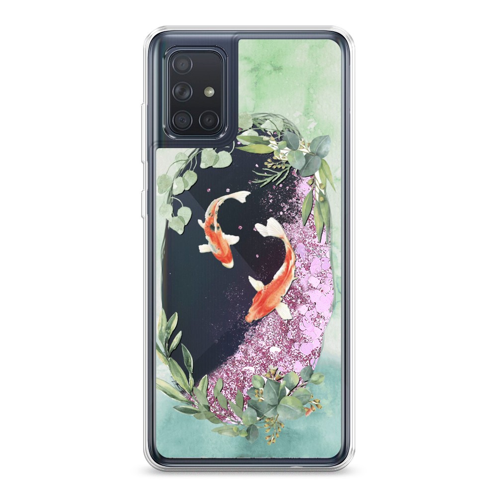 

Чехол Awog на Samsung Galaxy A71 4G "Две золотые рыбки", 29094-1