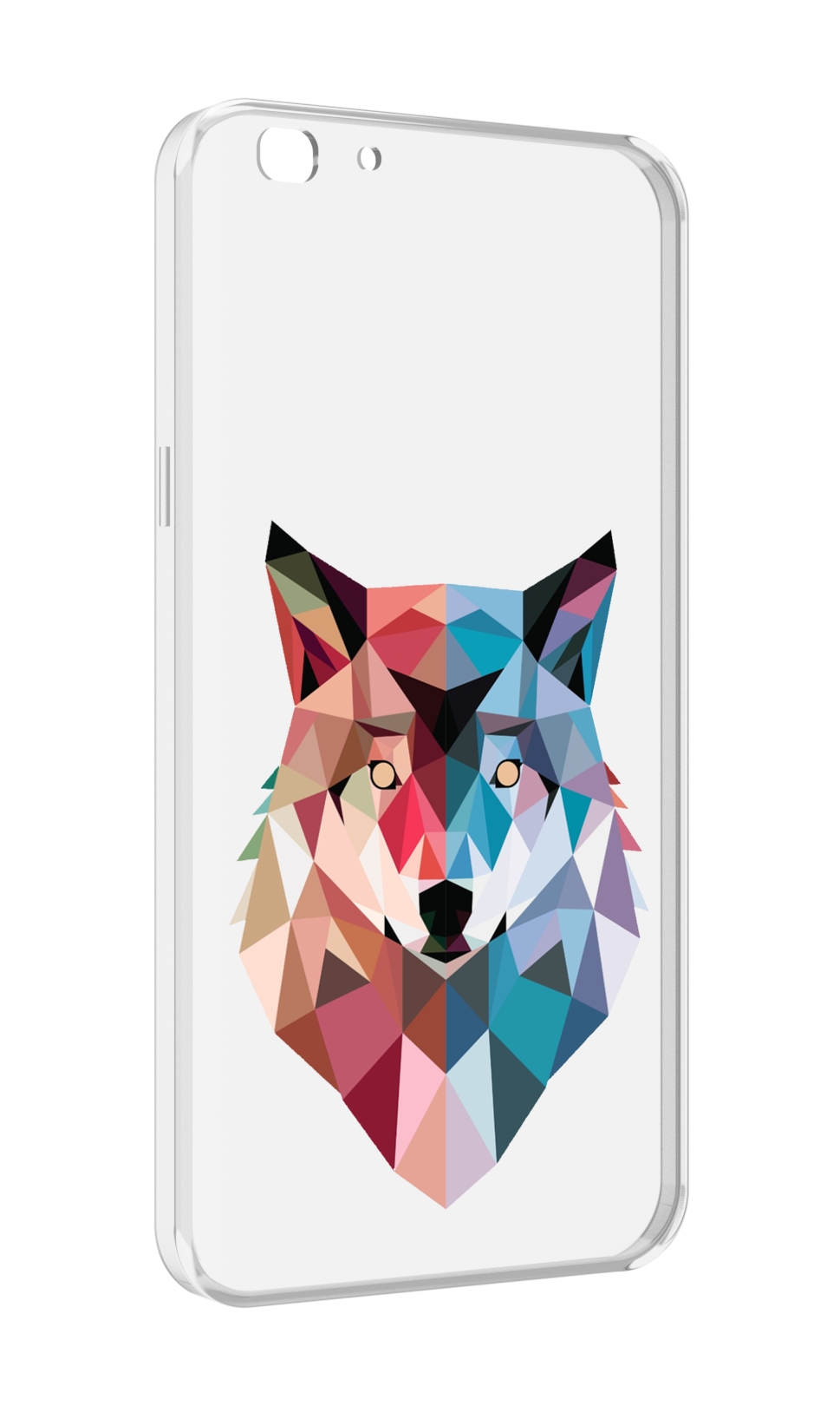 

Чехол MyPads Геометрический-волк для Oppo A77/F3 (2017 год), Прозрачный, Tocco