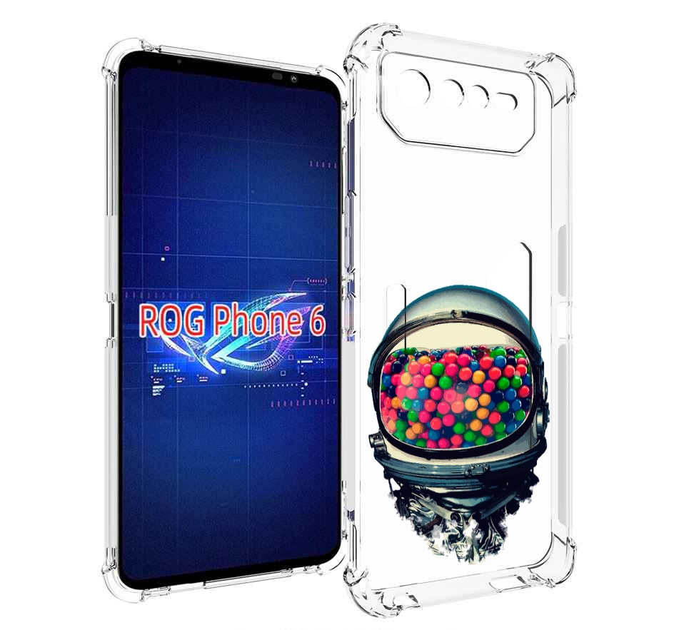 

Чехол MyPads шлем космонавта для Asus ROG Phone 6, Прозрачный, Tocco