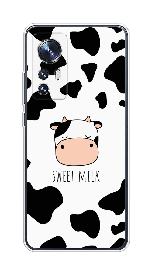 

Чехол на Xiaomi 12"Sweet milk", Розовый;белый;черный, 312950-1