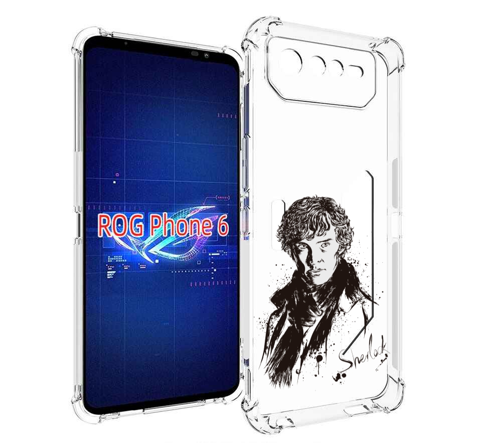 

Чехол MyPads шерлок холмс портрет для Asus ROG Phone 6, Прозрачный, Tocco