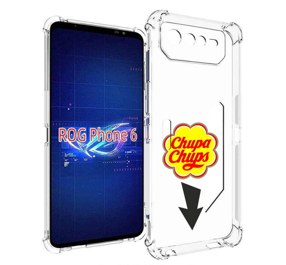 

Чехол MyPads чупа чупс для Asus ROG Phone 6, Прозрачный, Tocco