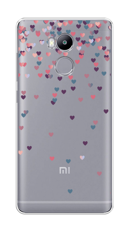 

Чехол на Xiaomi Redmi 4 Pro "Посыпка сердечки", Розовый;фиолетовый, 31250-3