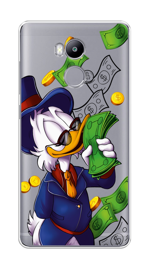 

Чехол на Xiaomi Redmi 4 Pro "Scrooge McDuck with Money", Синий;зеленый;белый, 31250-6