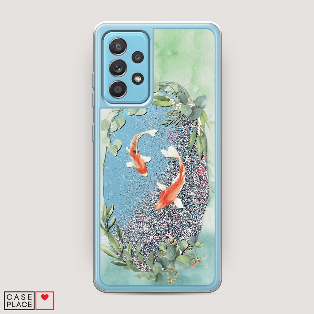 

Чехол Awog на Samsung Galaxy A52 / Самсунг A52 "Две золотые рыбки", Разноцветный, 2102491-1