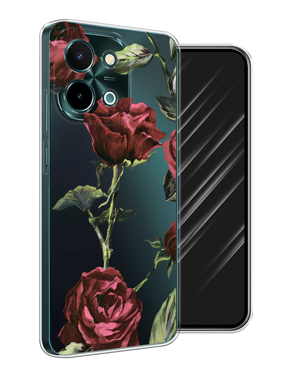 

Чехол Awog на Vivo Y28 4G "Бордовые розы фон", Бордовый, 2611650-1
