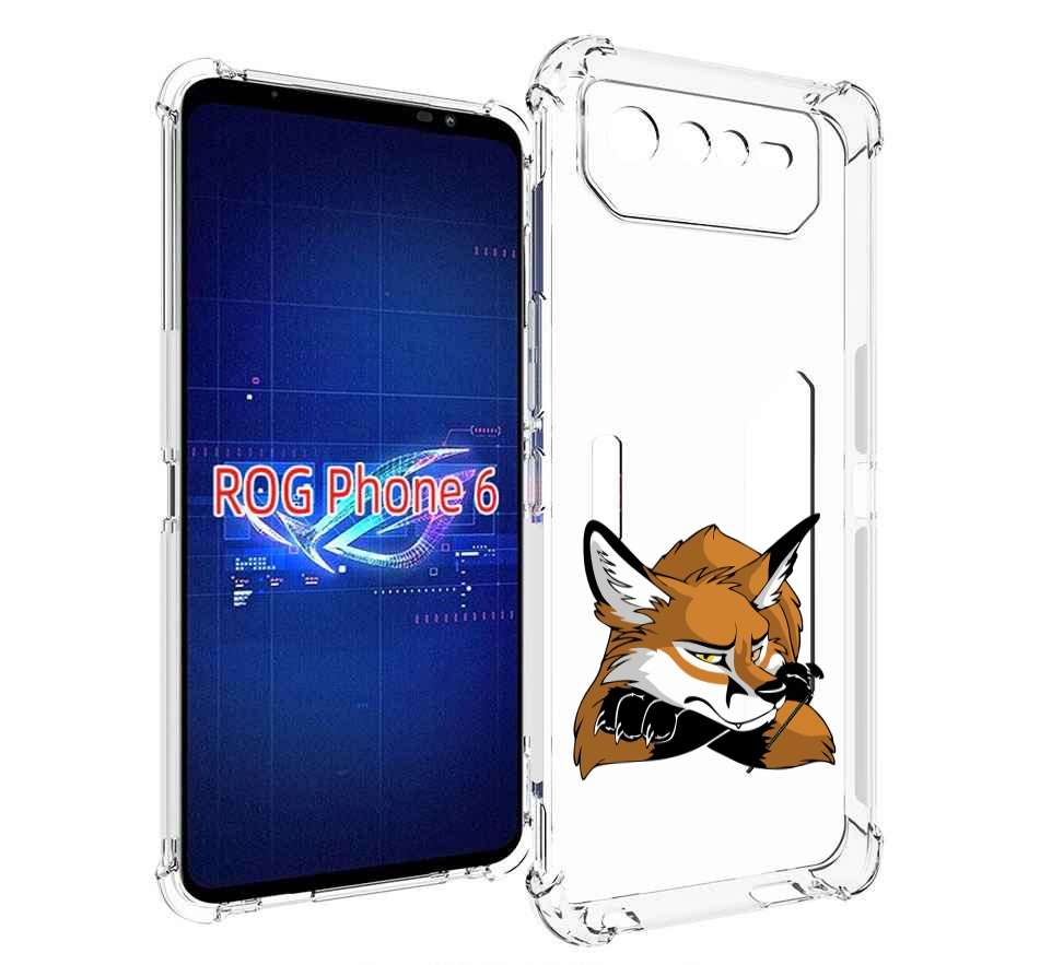 

Чехол MyPads фокс для Asus ROG Phone 6, Прозрачный, Tocco