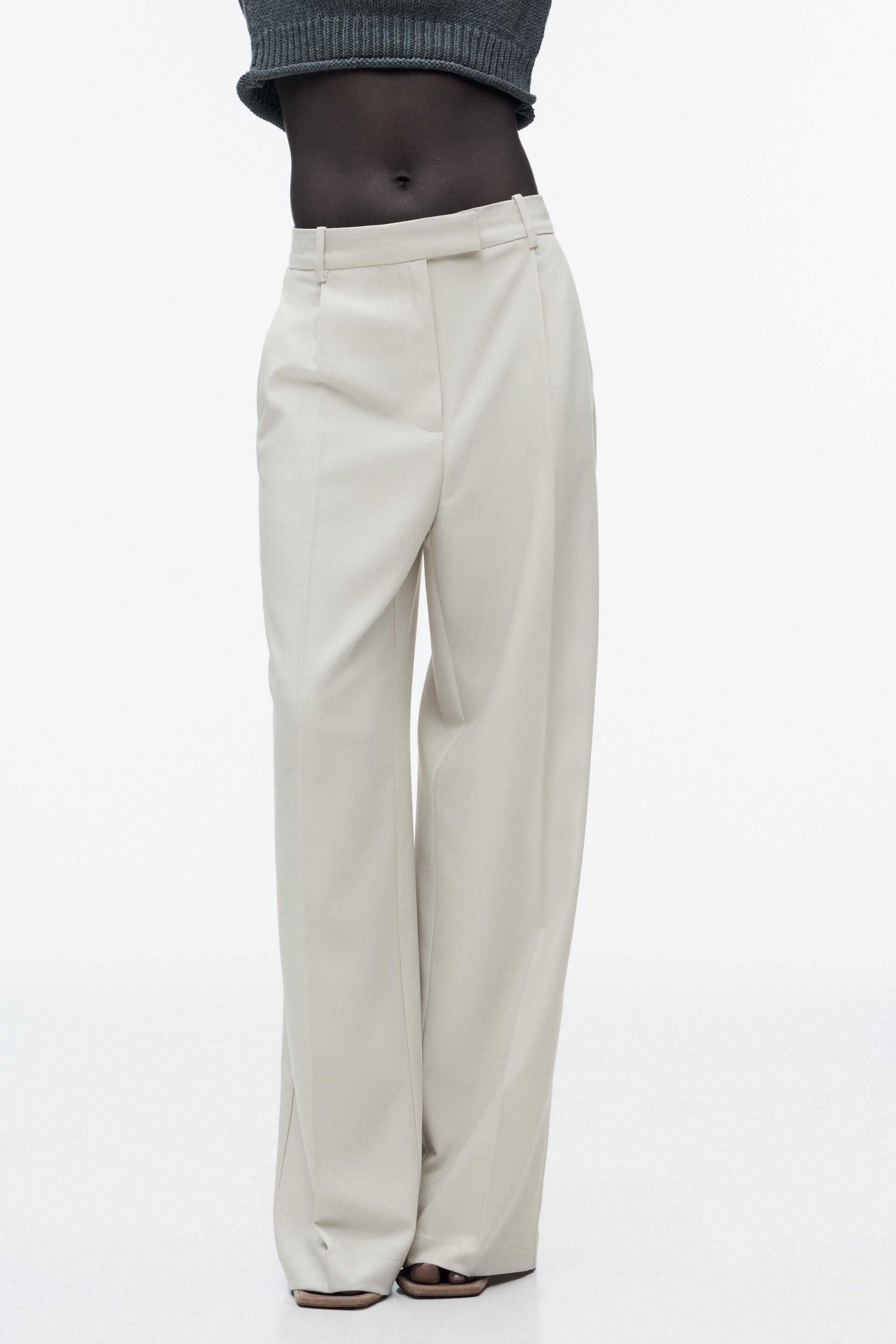 

Брюки женские ZARA 08372424 белые L (доставка из-за рубежа), 08372424