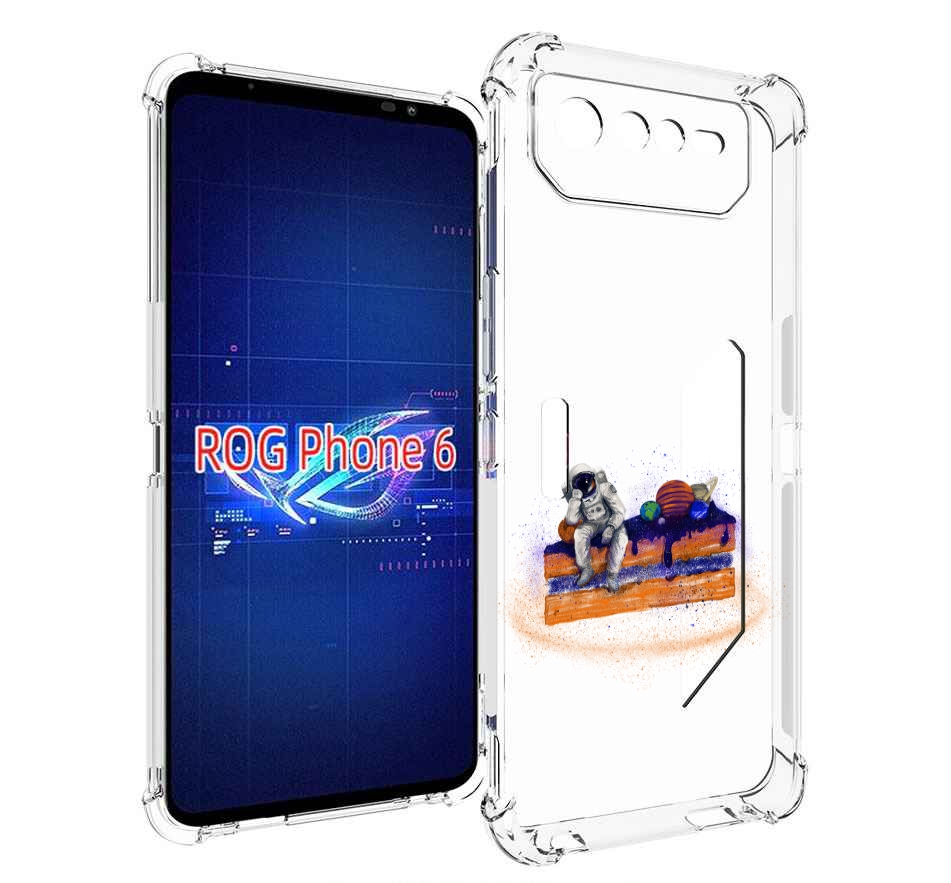 

Чехол MyPads торт с планетами для Asus ROG Phone 6, Прозрачный, Tocco