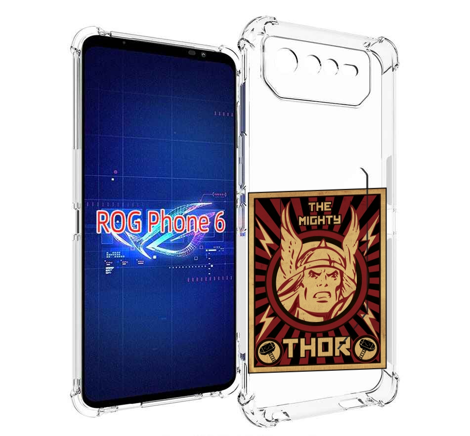 

Чехол MyPads тор лицо для Asus ROG Phone 6, Прозрачный, Tocco