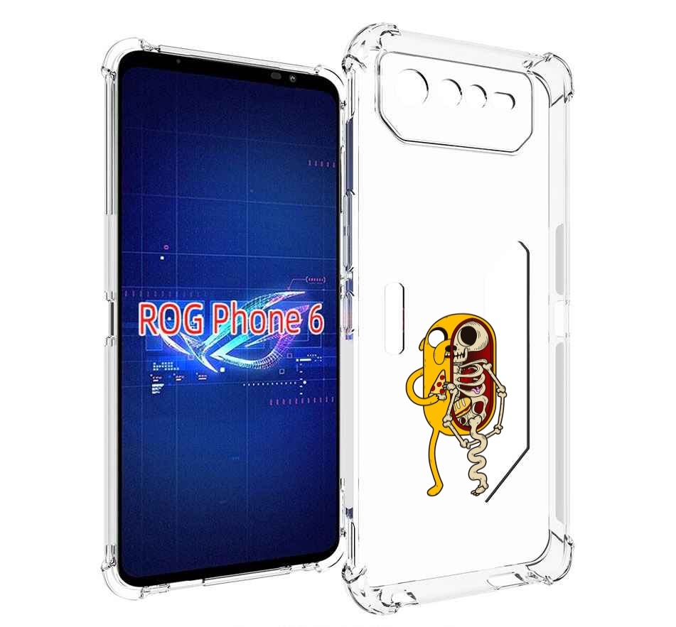 

Чехол MyPads Джейк скелет для Asus ROG Phone 6, Прозрачный, Tocco