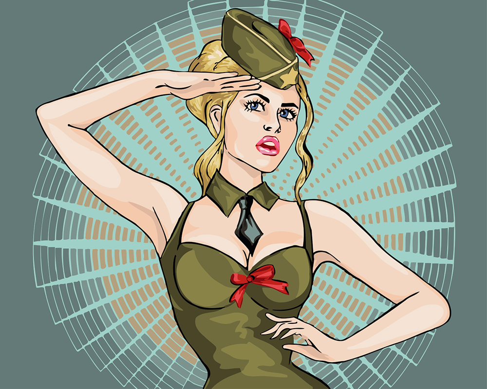 

Картина по номерам Freya Честь имею! Поп-арт PNB/R1 №136 50 х 40 см, Честь имею! поп-арт
