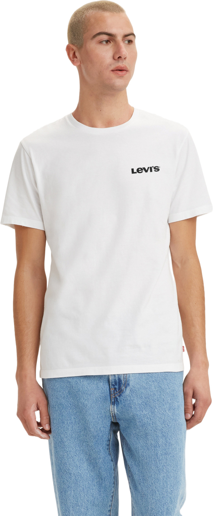 

Футболка мужская Levi's Men Graphic Crewneck Tee белая XL, Белый, Men Graphic Crewneck Tee