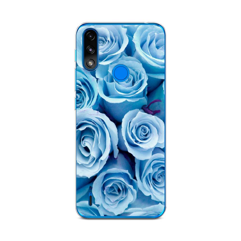 

Чехол Awog на Lenovo K13 / Леново K13 "Лазурные розы", Голубой, 113050-8