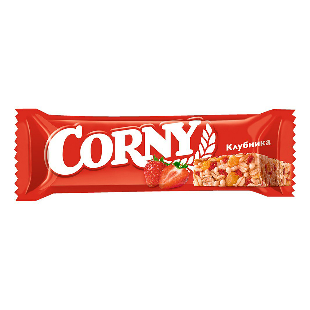 фото Батончик corny злаковый с клубникой 40 г