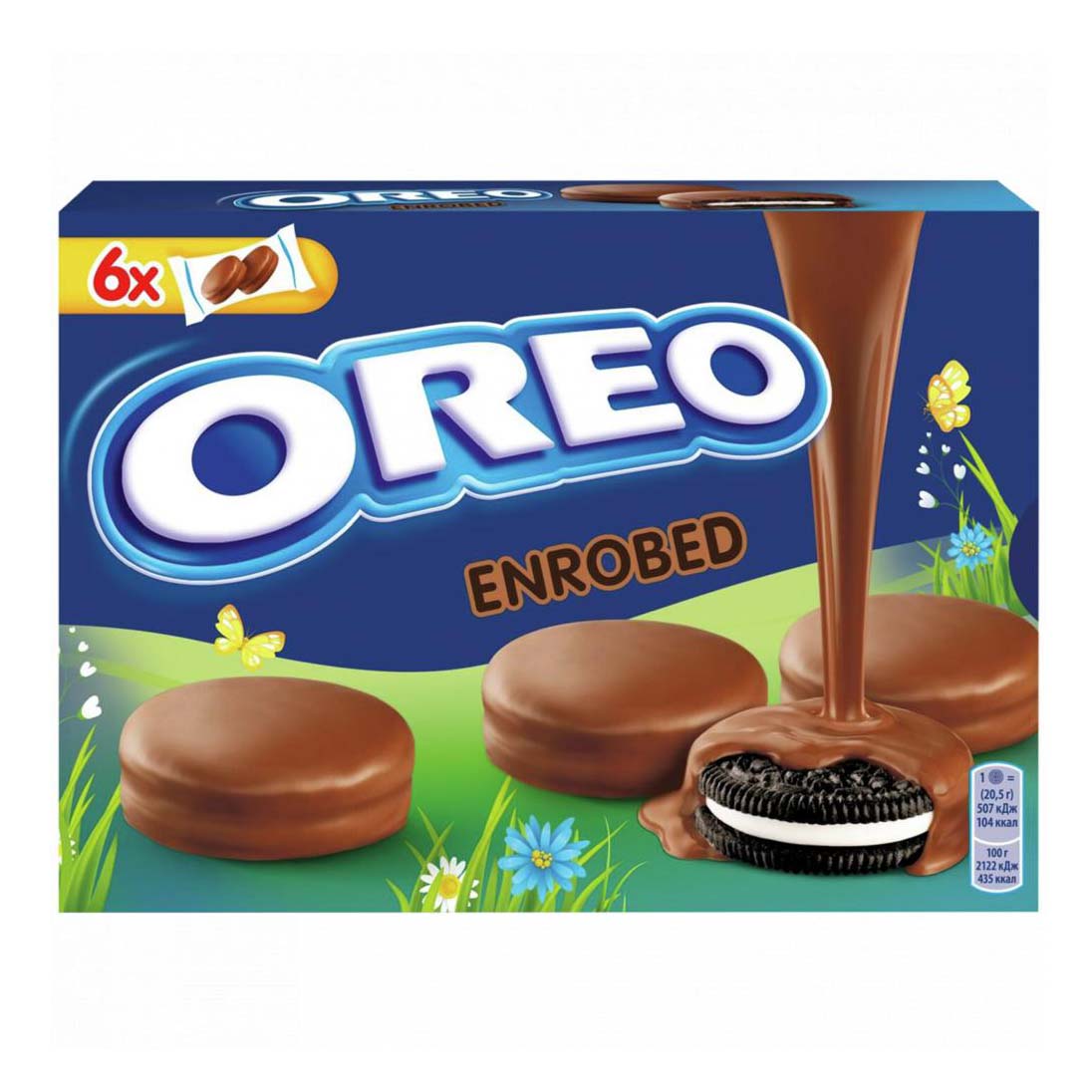 

Печенье Oreo глазированное с какао и ванилью 164 г
