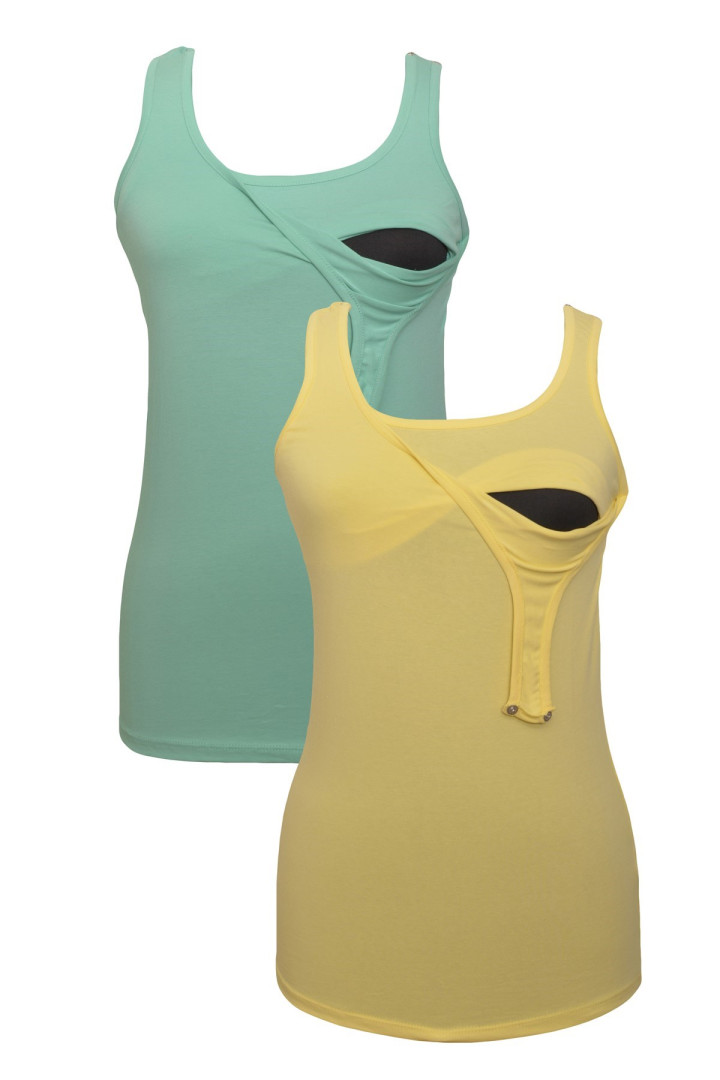 

Майка для беременных женская Luvmabelly 58799 голубая M (доставка из-за рубежа), Голубой, 58799