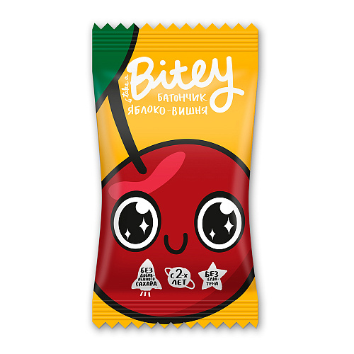 

Батончик Bitey Bite Яблоко-Вишня, 25 г