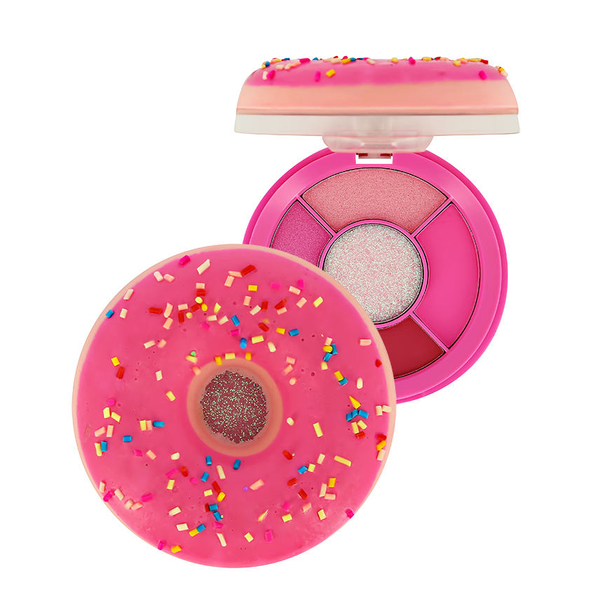 

Палетка теней для век ISCREAM donuts тон 01-05 strawberry, тон 01-05 (strawberry)