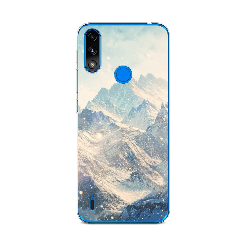 

Чехол Awog на Lenovo K13 / Леново K13 "Горы 4", Голубой, 113050-4