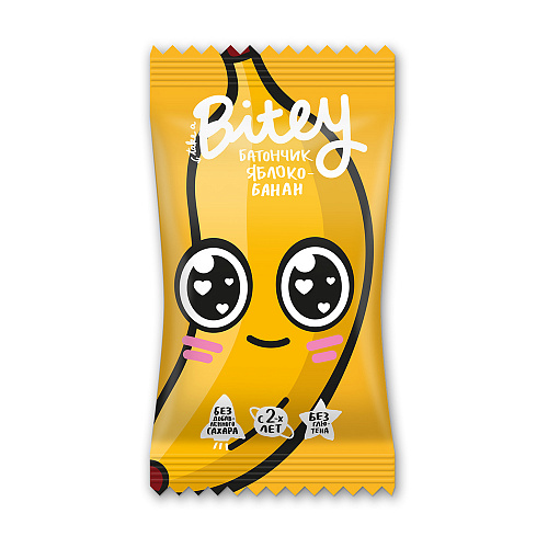 

Батончик Bitey Яблоко-банан, 25 г