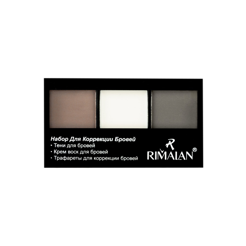 Набор для коррекции бровей Rimalan Eye Brow Styling Set т.02 6 г golden rose набор для макияжа бровей eyebrow styling kit