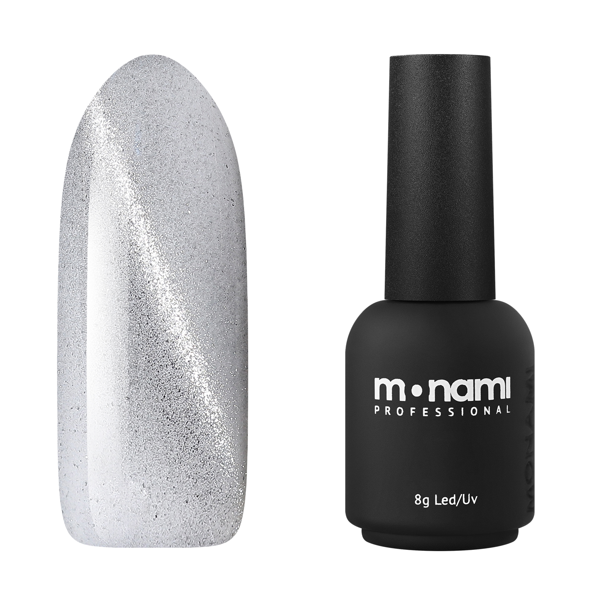 

Гель лак Monami Professional Cat eye Soft 1, Серебристый