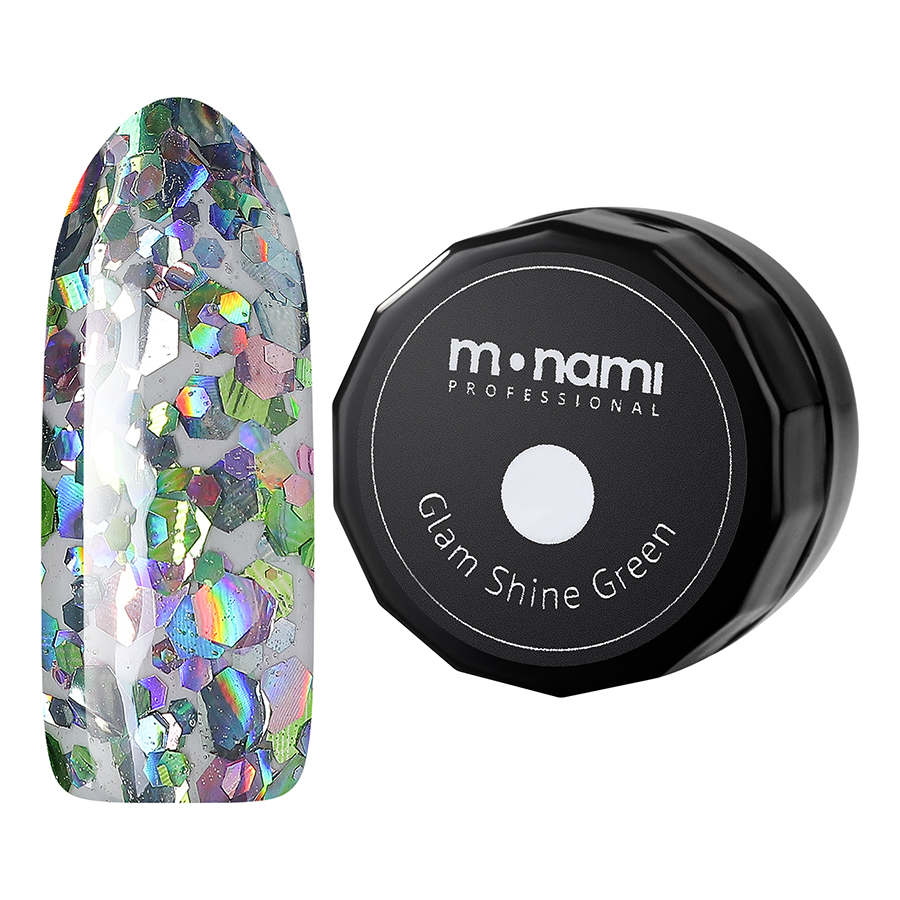 

Гель-лак Monami Professional Glam Shine Green 5г, Зеленый