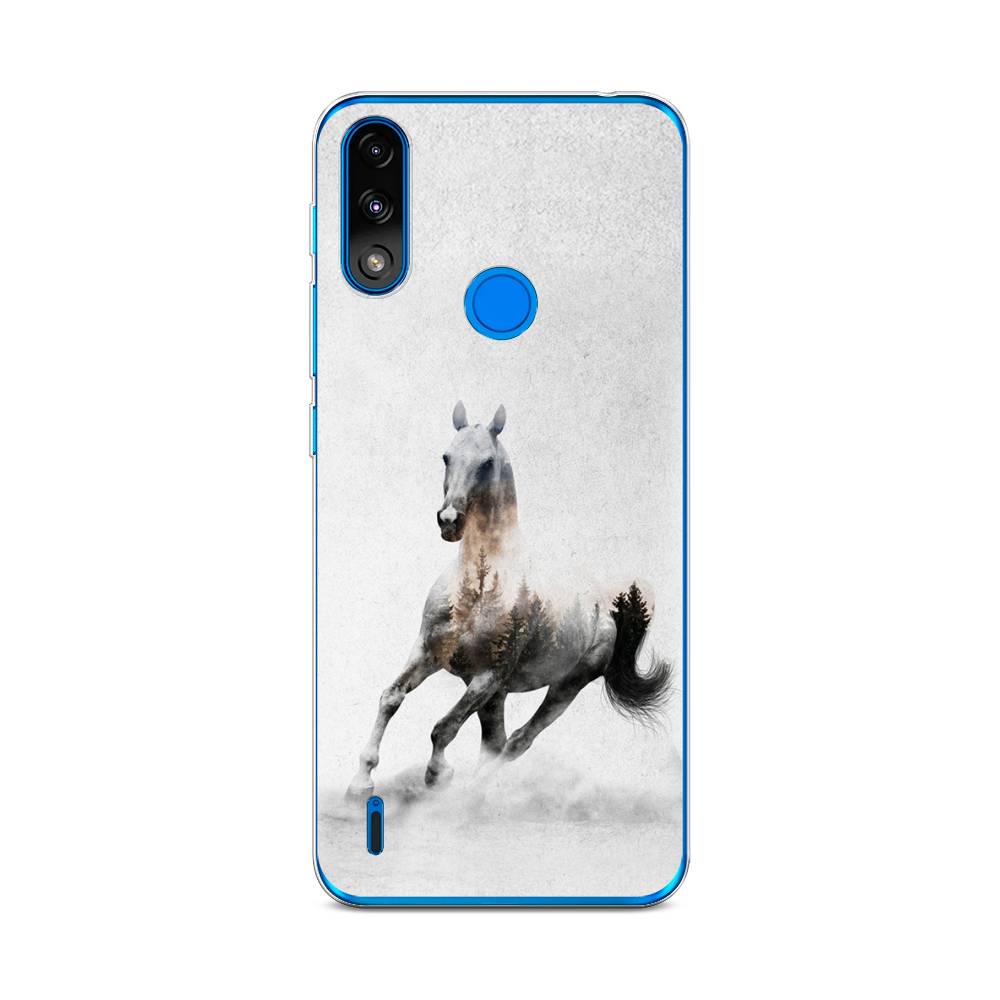 

Чехол Awog на Lenovo K13 / Леново K13 "Лошадь лес", Серый;черный, 113050-2