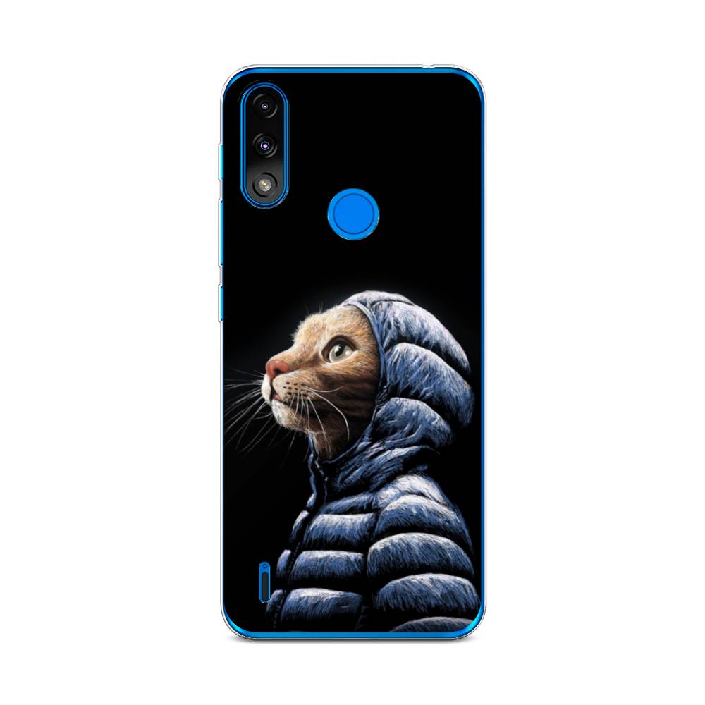 

Чехол Awog на Lenovo K13 / Леново K13 "Кот в капюшоне", Черный;бежевый;синий, 113050-2