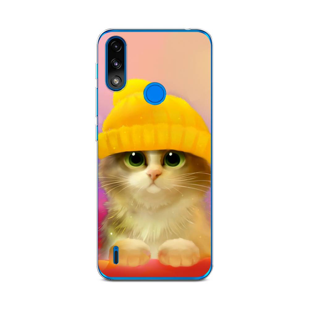 

Чехол Awog на Lenovo K13 / Леново K13 "Котенок в желтой шапке", Желтый, 113050-2