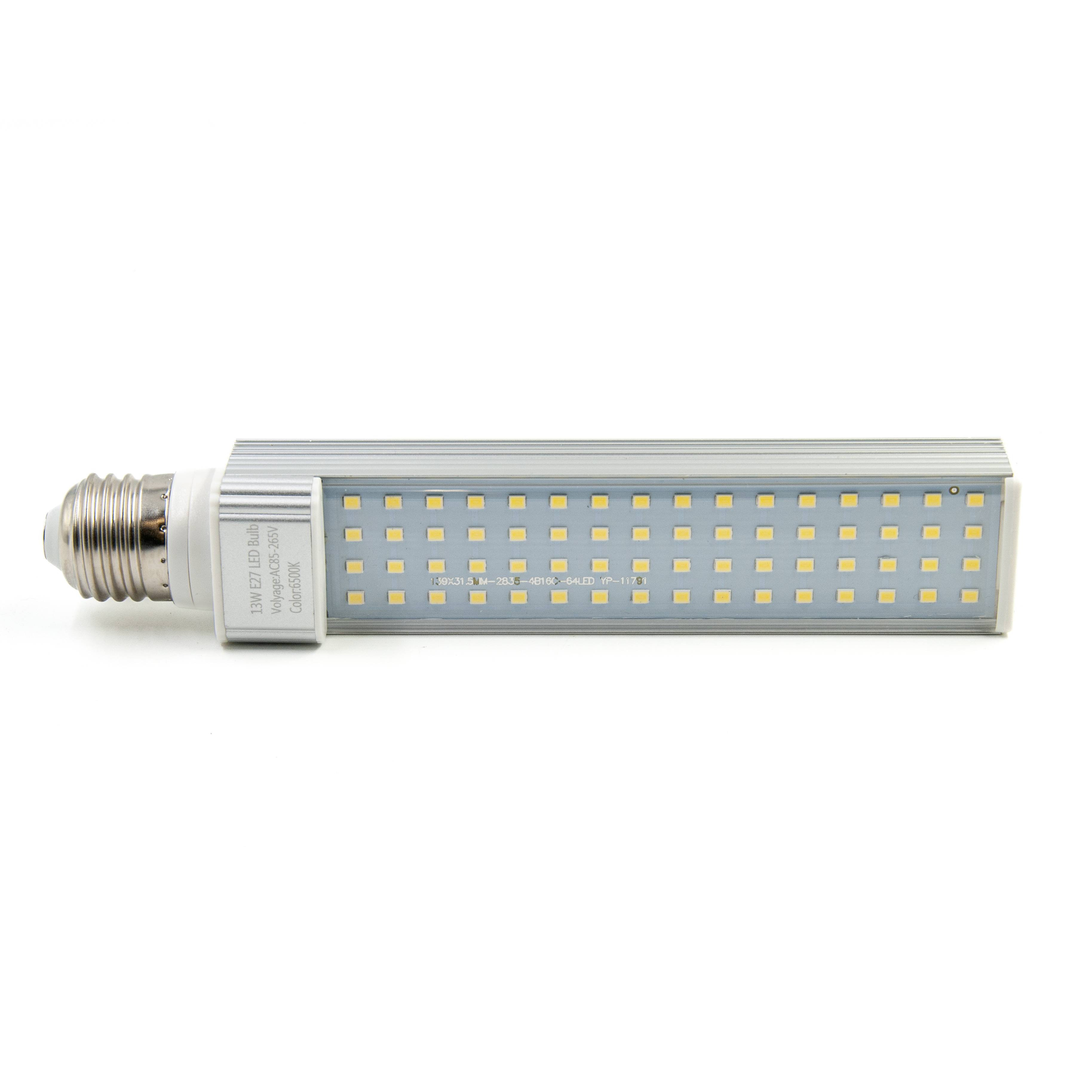 Лампа для террариума MCLANZOO Flat light, светодиодная, белый, E27, 13Вт, 19,5х3,5х3,5 см