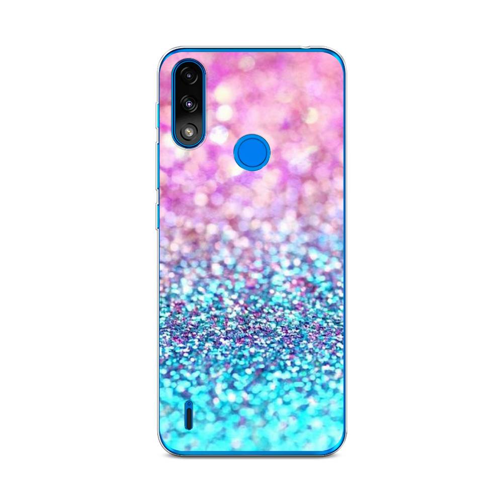 

Чехол Awog "Розово-голубые глиттеры рисунок" для Lenovo K13