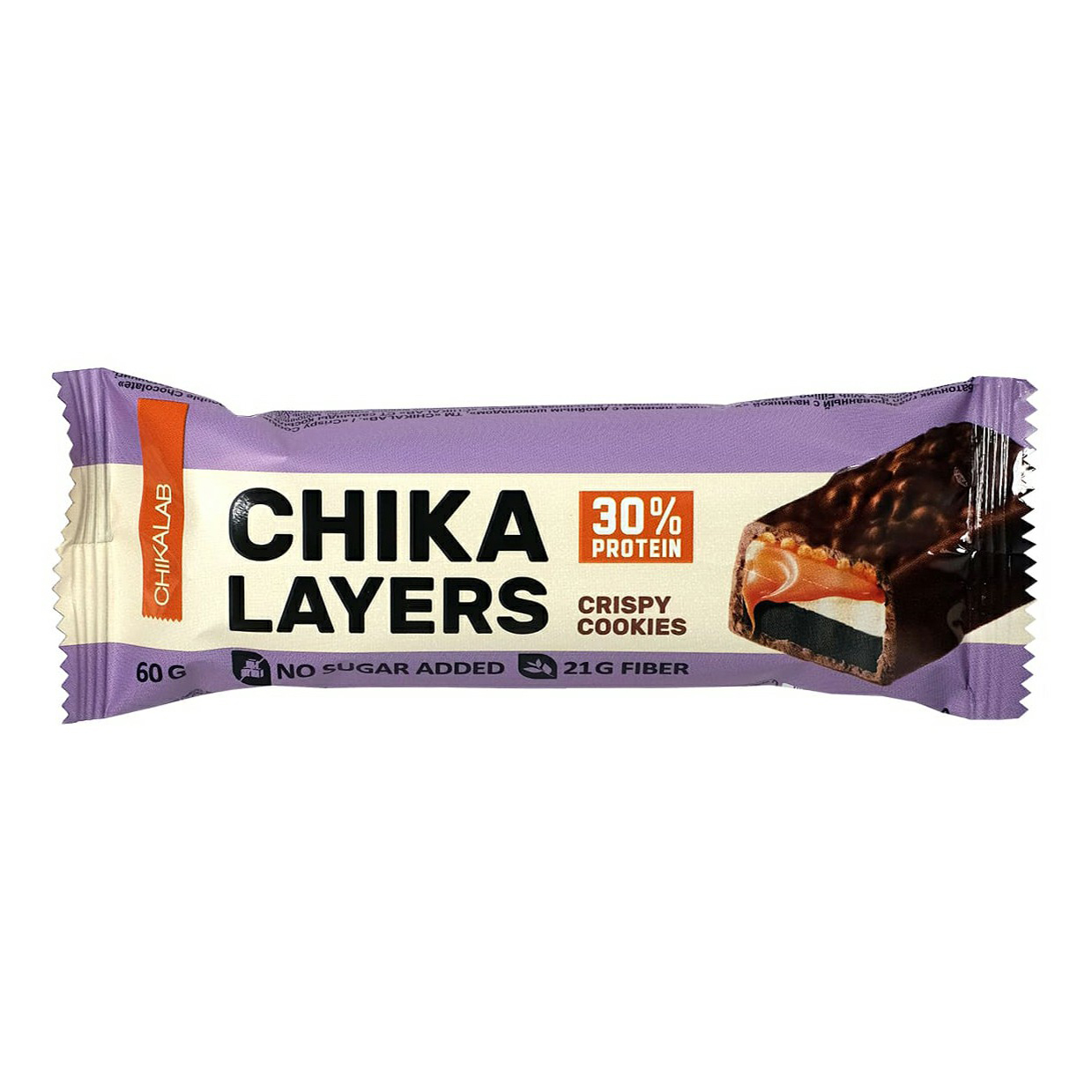 

Батончик Chikalab Chika Layers Лесной орех с карамелью 60 г