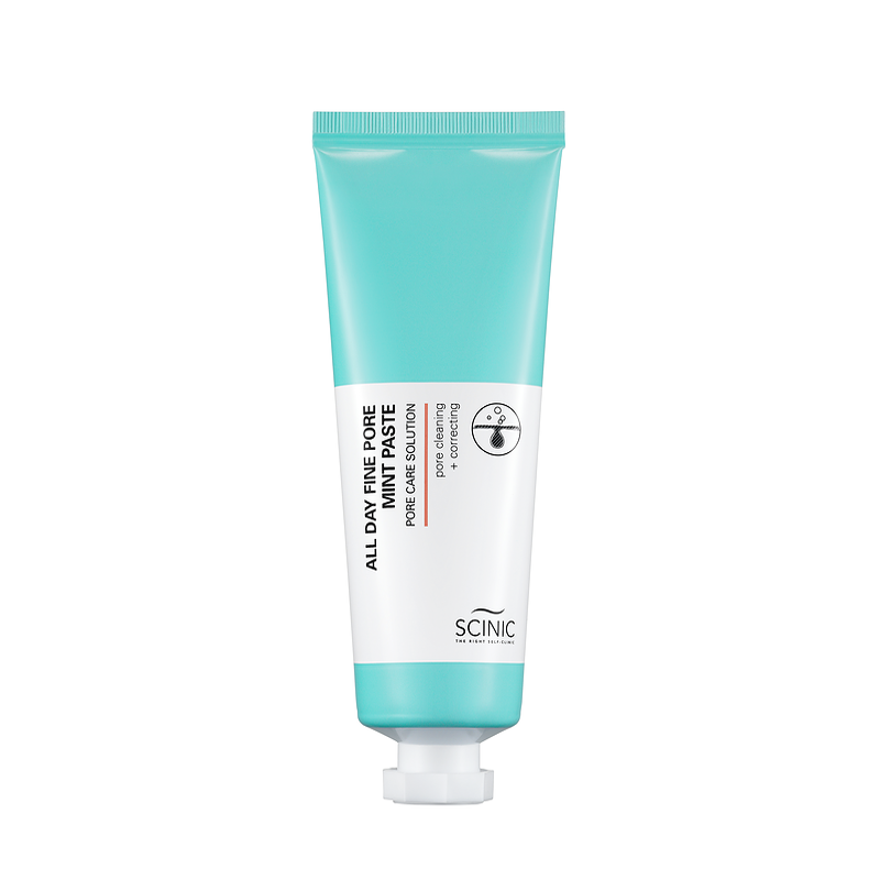 фото Маска-паста для лица против акне scinic all day fine pore mint paste 80 мл