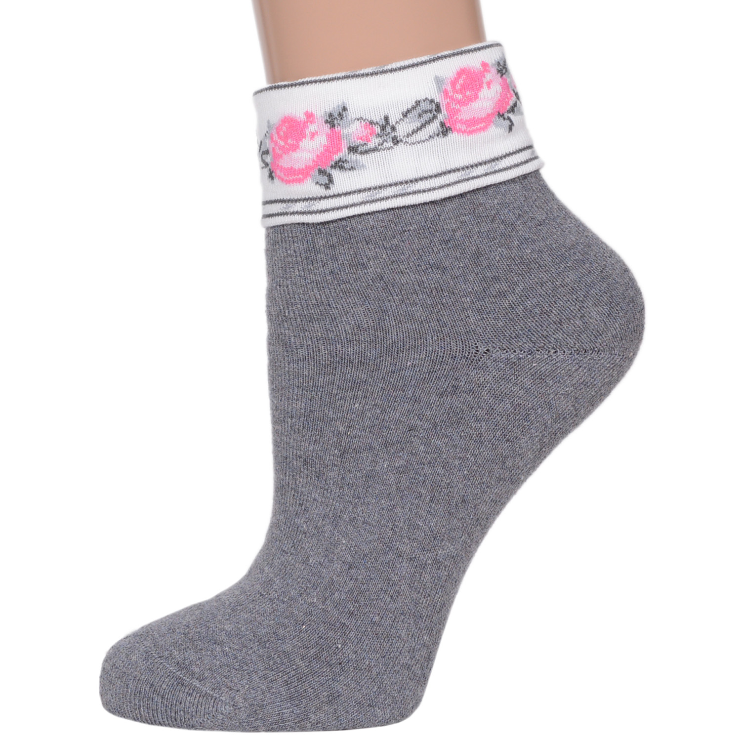 

Носки женские Rusocks Ж-2332 серые 23-25, Ж-2332