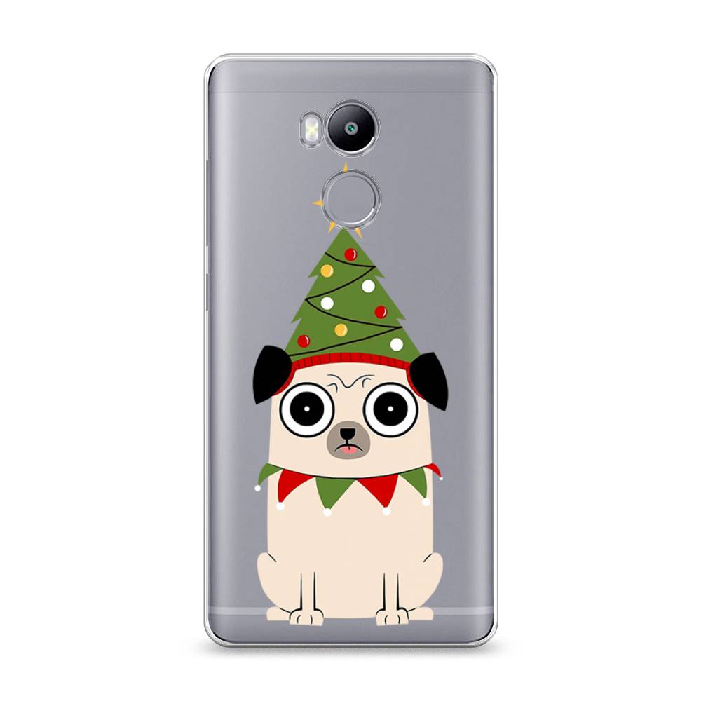 

Чехол на Xiaomi Redmi 4 Pro "Собачка с ёлочкой", Бежевый;красный;зеленый, 31250-1
