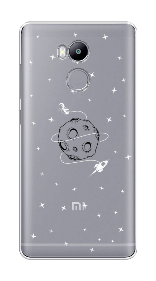 

Чехол на Xiaomi Redmi 4 Pro "Полет вокруг луны", Белый;серый;черный, 31250-2