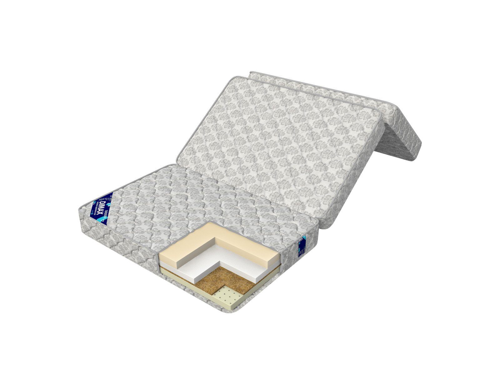 

Матрас анатомический Dimax СМ Мемори-14 160х180, Белый;серый
