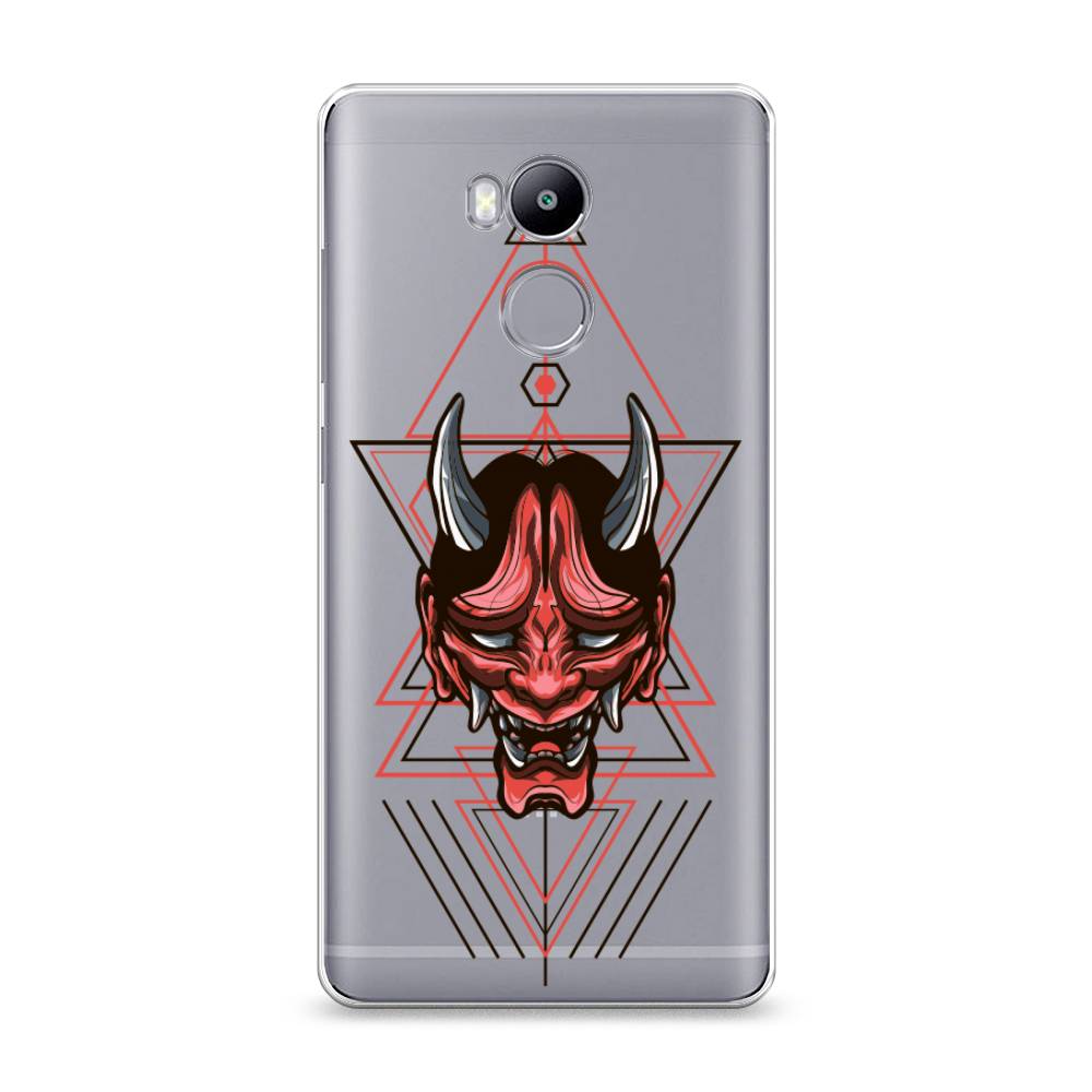 

Чехол на Xiaomi Redmi 4 Pro "Hanya Oni mask", Серый;красный;черный, 31250-4
