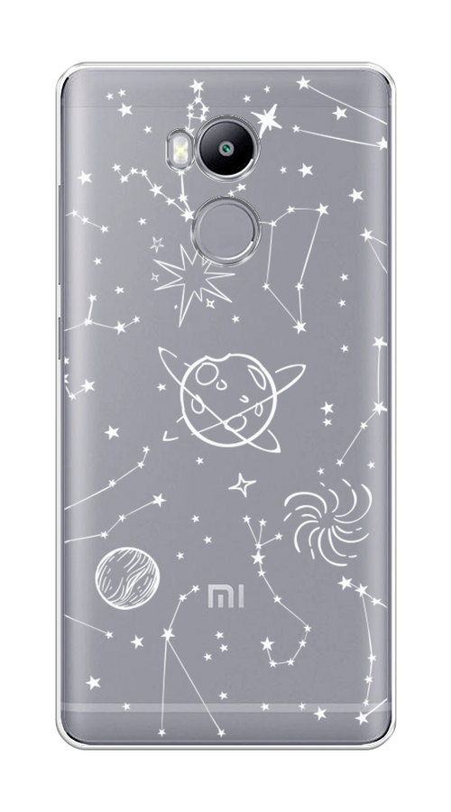 

Чехол на Xiaomi Redmi 4 Pro "Планеты в космосе", Белый, 31250-2