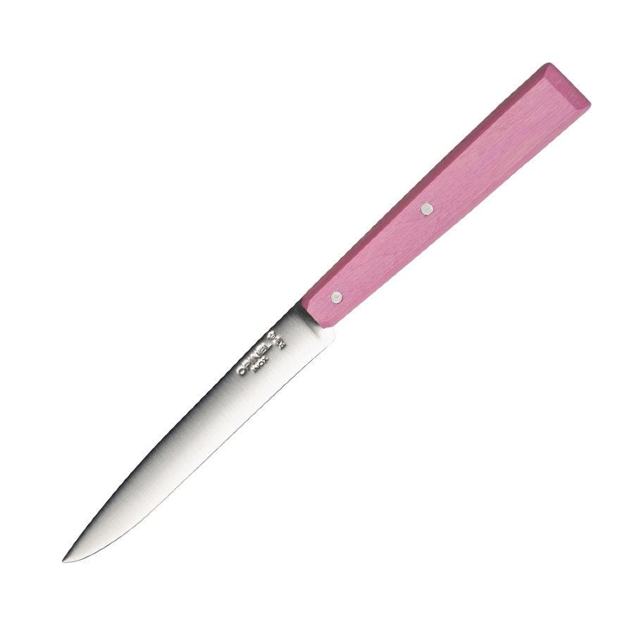 фото Нож столовый opinel №125, нержавеющая сталь, розовый, 001590
