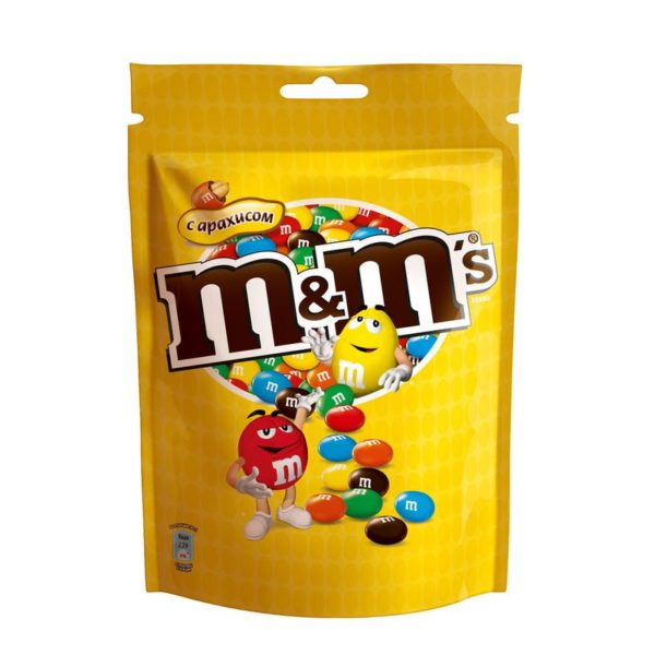 

Драже M&M's с арахисом и молочным шоколадом 130 г