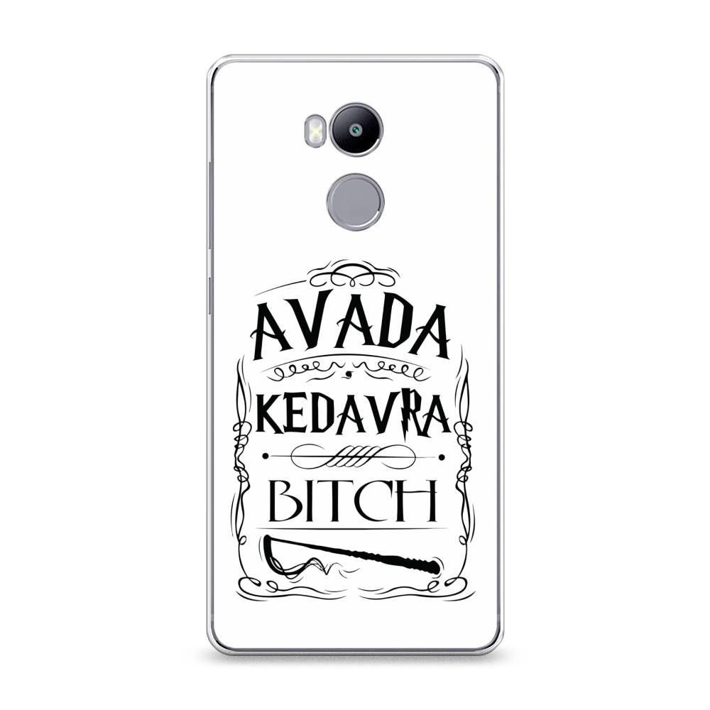 

Чехол на Xiaomi Redmi 4 Pro "Avada kedavra bitch", Белый;серый;черный, 31250-6
