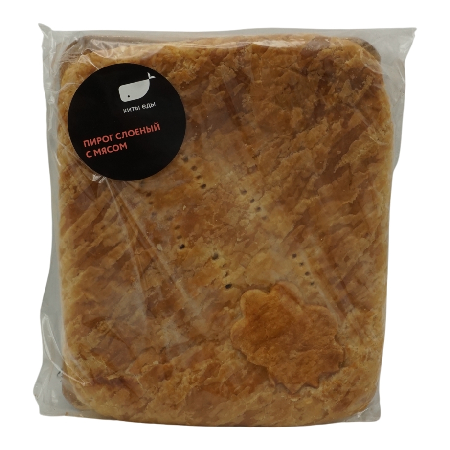 

Пирог Киты Еды слоеный с мясом и луком 400 г