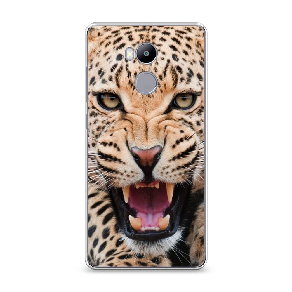 

Чехол на Xiaomi Redmi 4 Pro "Леопард 3d", Бежевый;черный, 31250-6